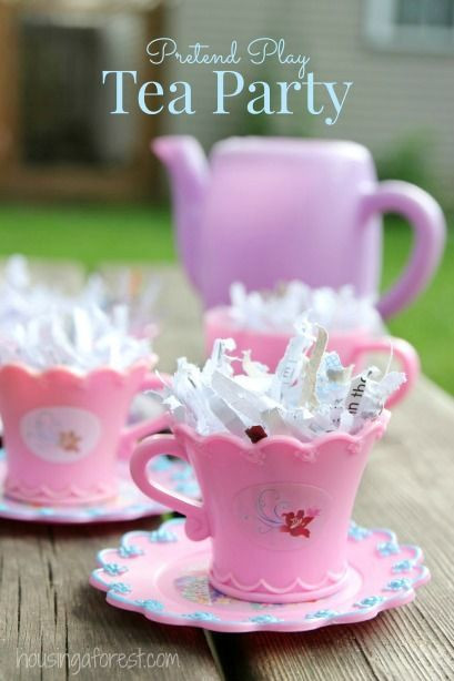 Children Tea Party Games
 Pretend Play Tea Party Sensory Activities for Toddlers