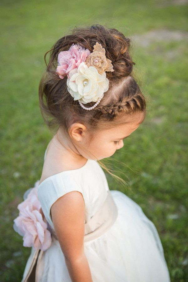 Childrens Wedding Hairstyles
 Pink and Navy New York Wedding