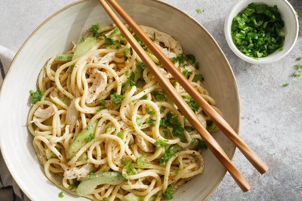 Chinese Cold Noodles Recipe
 Cold Noodles With Sesame Sauce Chicken And Cucumbers