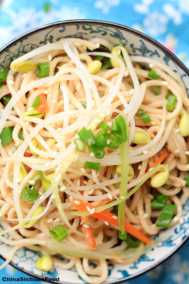 Chinese Cold Noodles Recipe
 Sesame Cold Noodles