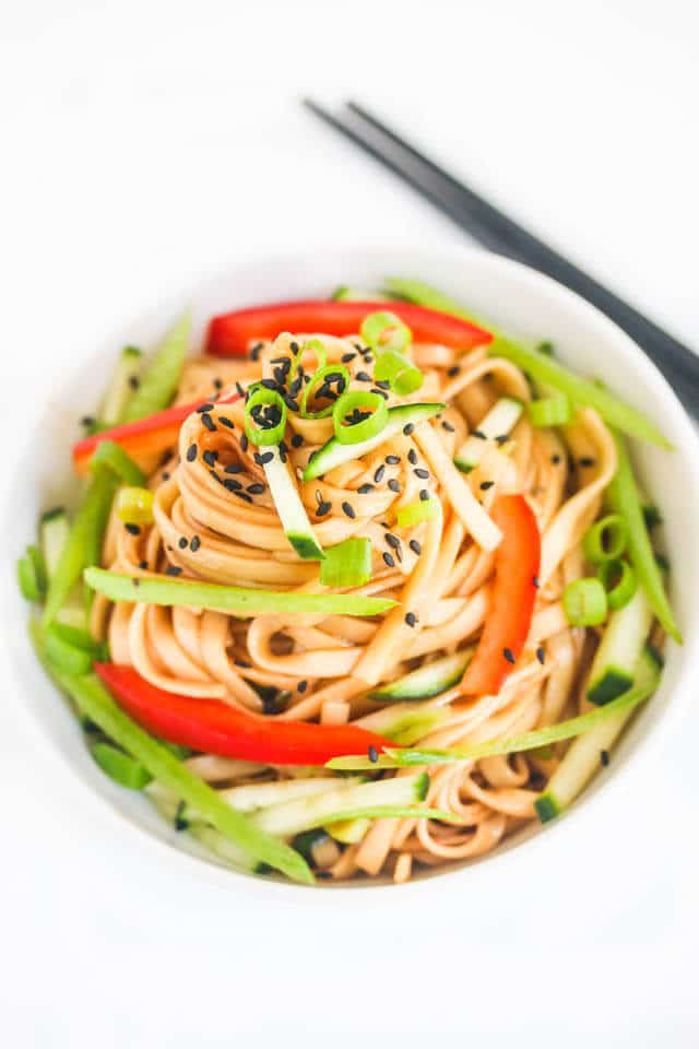 Chinese Cold Noodles Recipe
 Cold Chinese Sesame Noodles Recipe Jeanette s Healthy Living