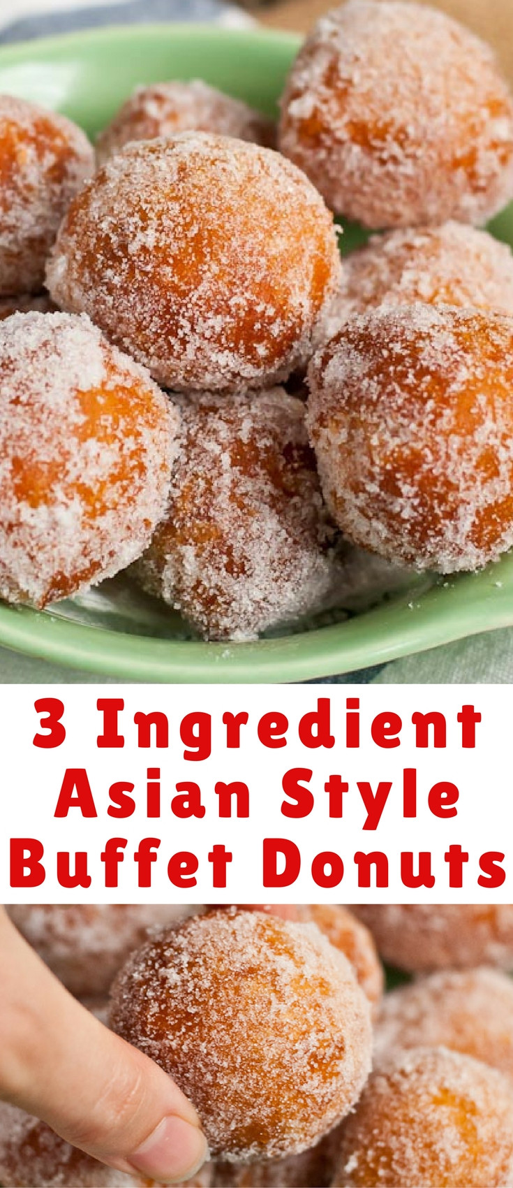 Chinese Doughnut Recipes
 Copy Cat Asian Buffet Style Donuts 3 Ingre nts