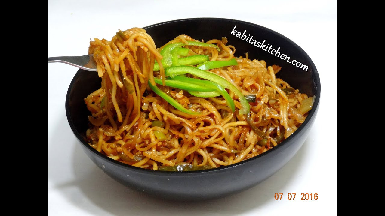 Chinese Noodles Recipe With Chicken
 Chicken Noodles Recipe Chicken Hakka Noodles Chinese