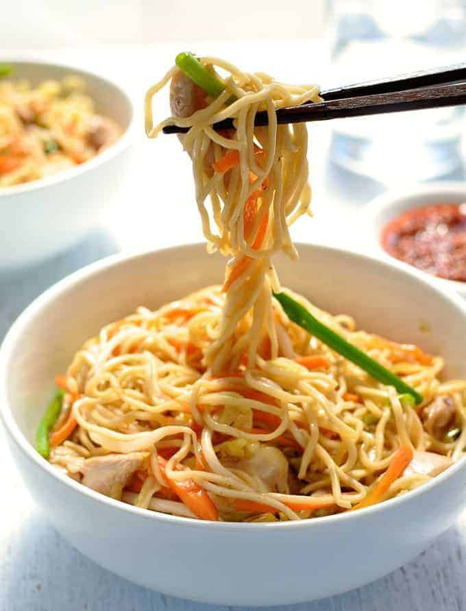 Chinese Noodles Recipe With Chicken
 Proper Chicken Chow Mein