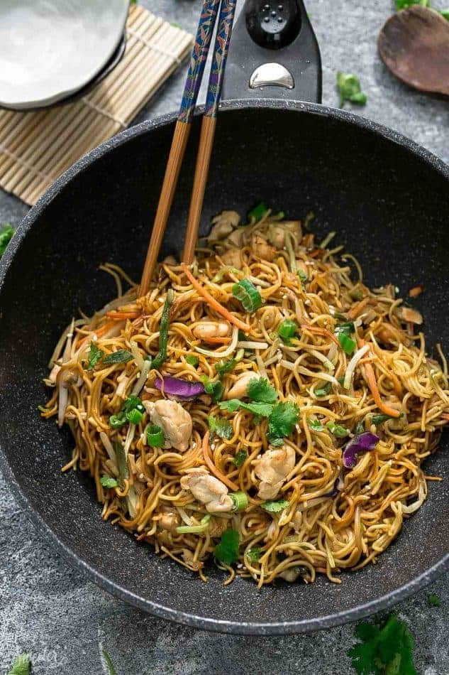 Chinese Noodles Recipe With Chicken
 Easy Chicken Chow Mein
