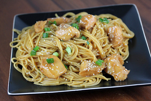 Chinese Noodles Recipe With Chicken
 Chinese Chicken with Noodles Recipe