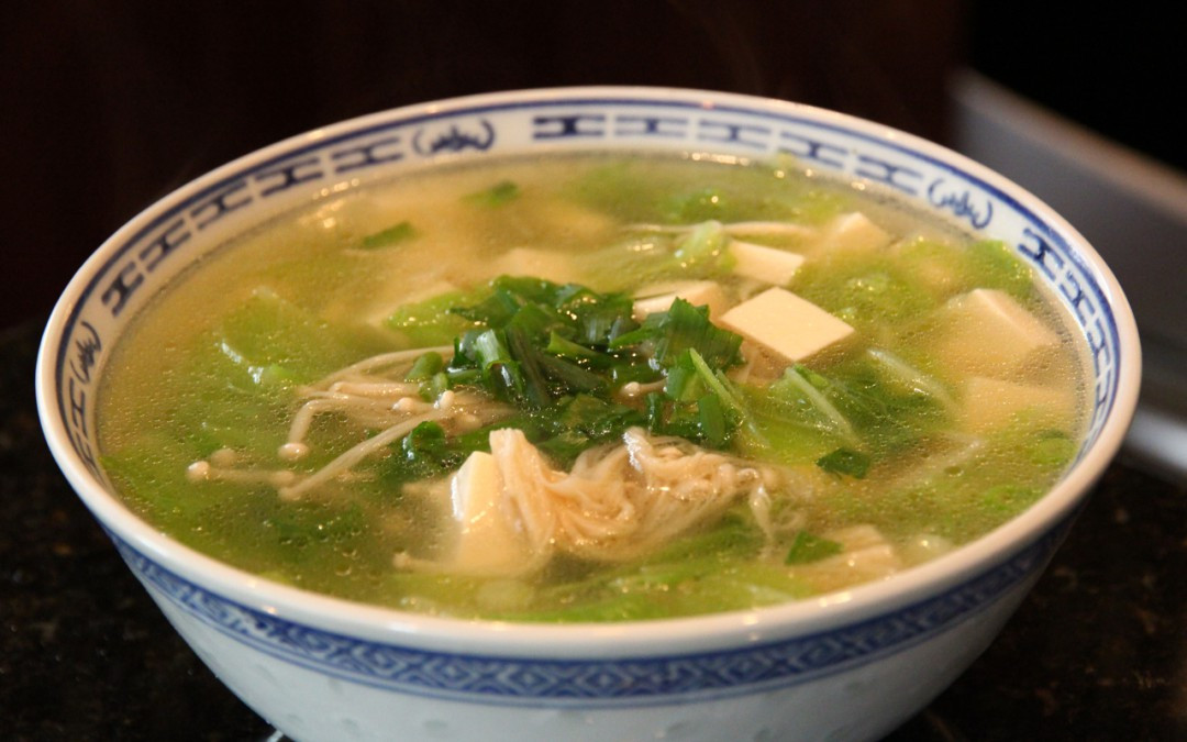 Chinese Vegetable Soup Recipes
 Ve able and Tofu Soup