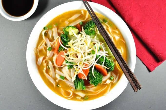 Chinese Vegetable Soup Recipes
 Dan Dan Noodle Soup Ve arian