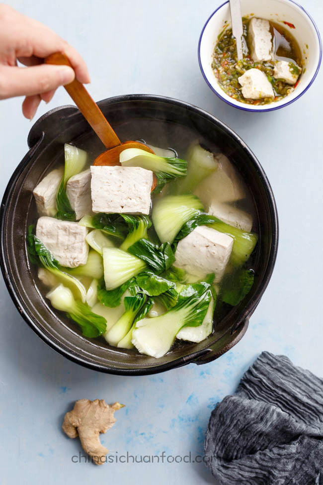 Chinese Vegetable Soup Recipes
 Tofu Soup With Bok Choy
