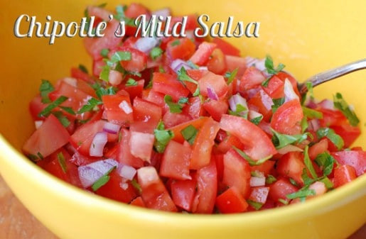 Chipotle Red Salsa Recipe
 Copycat Recipe Chipotle’s Corn Salsa and Mild Salsa