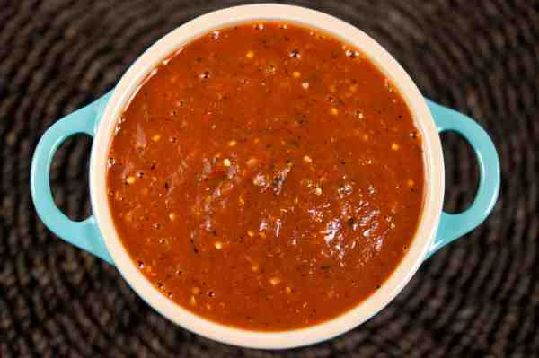 Chipotle Red Salsa Recipe
 smoky chipotle salsa with pan roasted tomatillos