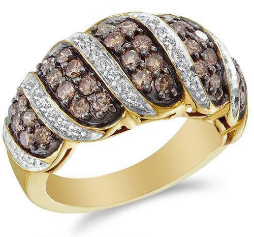 Chocolate Diamond Rings For Women
 Womens Chocolate Diamond Rings