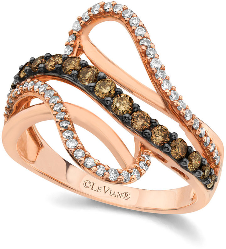 Chocolate Diamond Rings For Women
 LeVian Chocolate by Petite Le Vian Chocolate and White