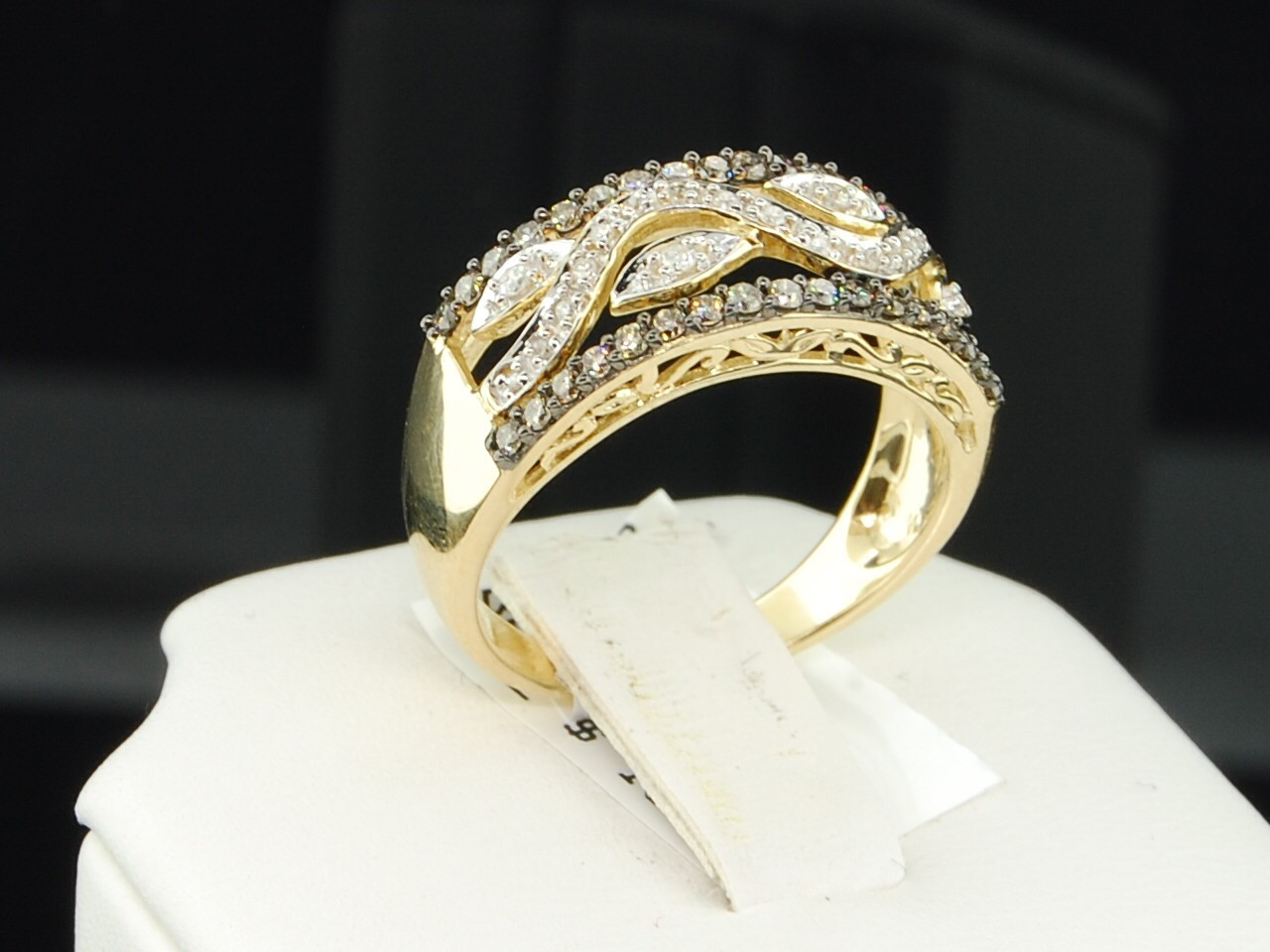 Chocolate Diamond Rings For Women
 WOMENS YELLOW GOLD CHOCOLATE BROWN DIAMOND ENGAGEMENT RING