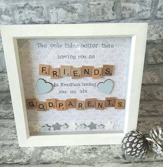 Christening Gift Ideas From Godmother
 Godmother Frame Gift For Godparents Christening Gifts