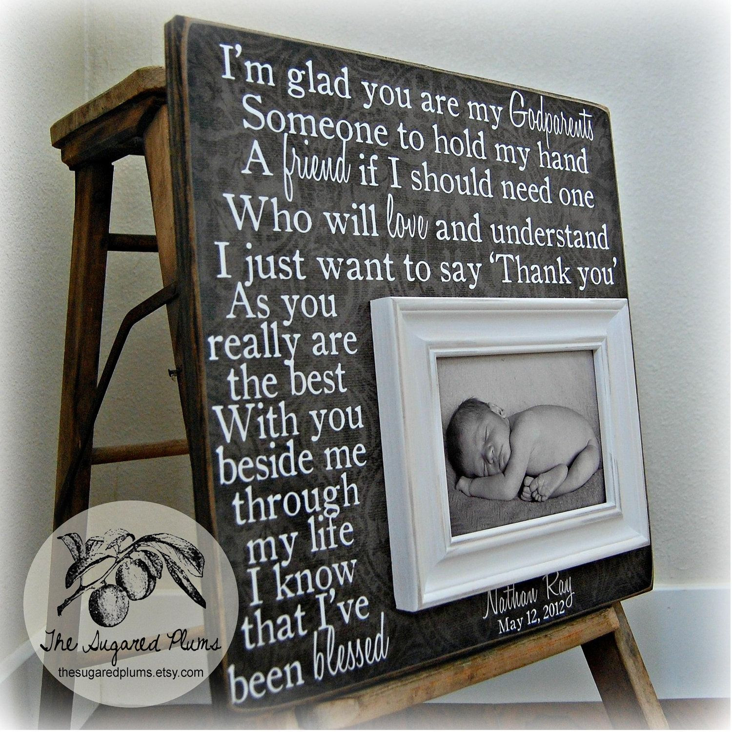 Christening Gift Ideas From Godmother
 Baptism Gift Godparent Gift Christening Gift Baptism