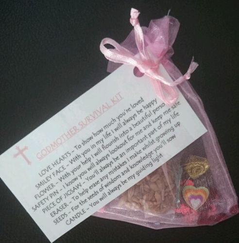 Christening Gift Ideas From Godmother
 Details about GODMOTHER Survival Kit GIFT For GODPARENTS