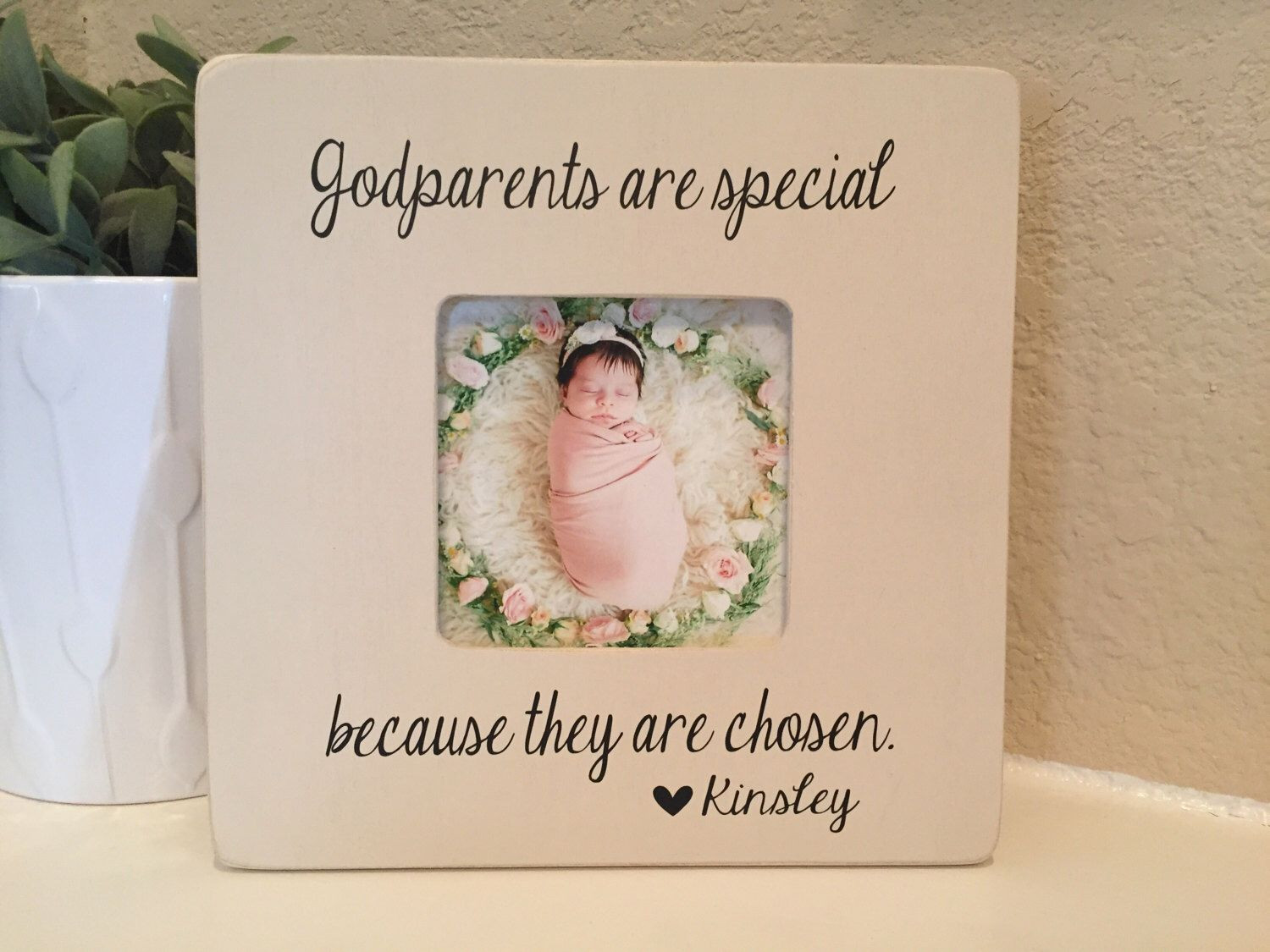Christening Gift Ideas From Godmother
 Godparents Frame Gift For Godmother Godfather