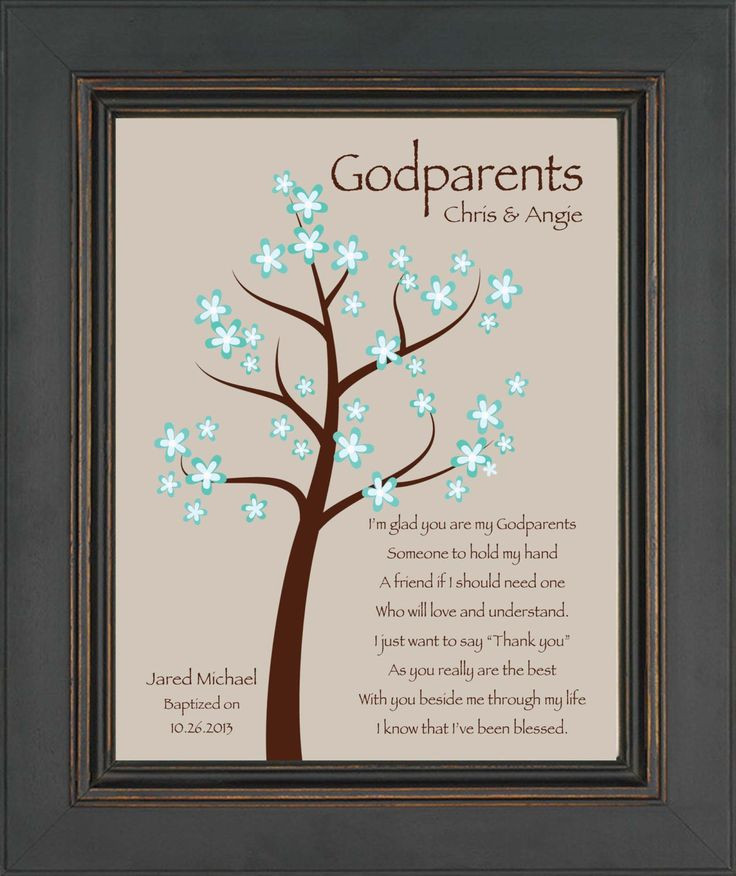 Christening Gift Ideas From Godmother
 Gift for godparents at baptism traditional 46 Thoughtful