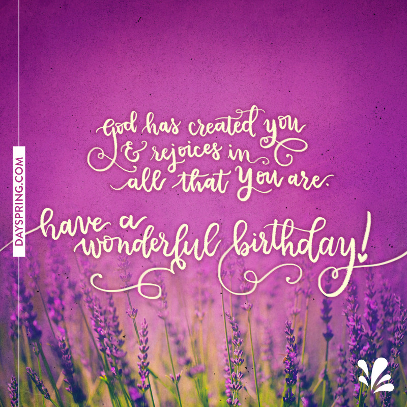 Christian Birthday Wishes For Friend
 God Rejoices In You Ecards