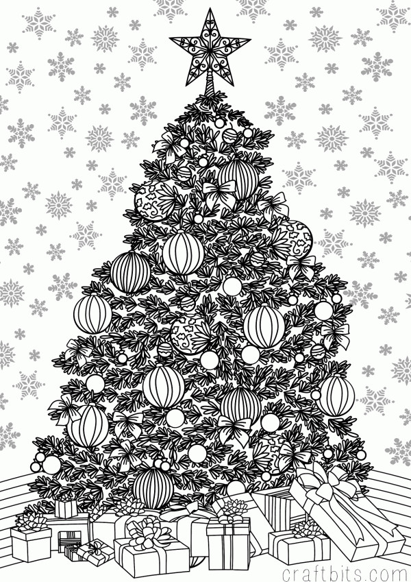 Christmas Adult Coloring Pages
 Christmas Coloring Pages For Adults To Print Free