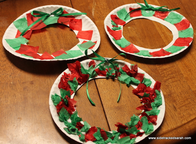 Christmas Arts And Craft Ideas For Toddlers
 Paper Plate Wreath 25 Days Series