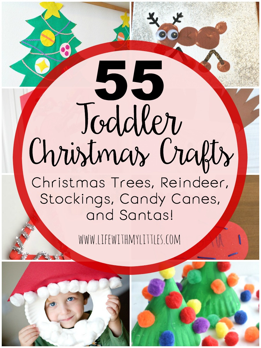 Christmas Arts And Craft Ideas For Toddlers
 Toddler Christmas Crafts Life With My Littles