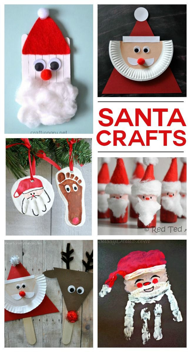 Christmas Arts And Craft Ideas For Toddlers
 20 Fun Santa Crafts