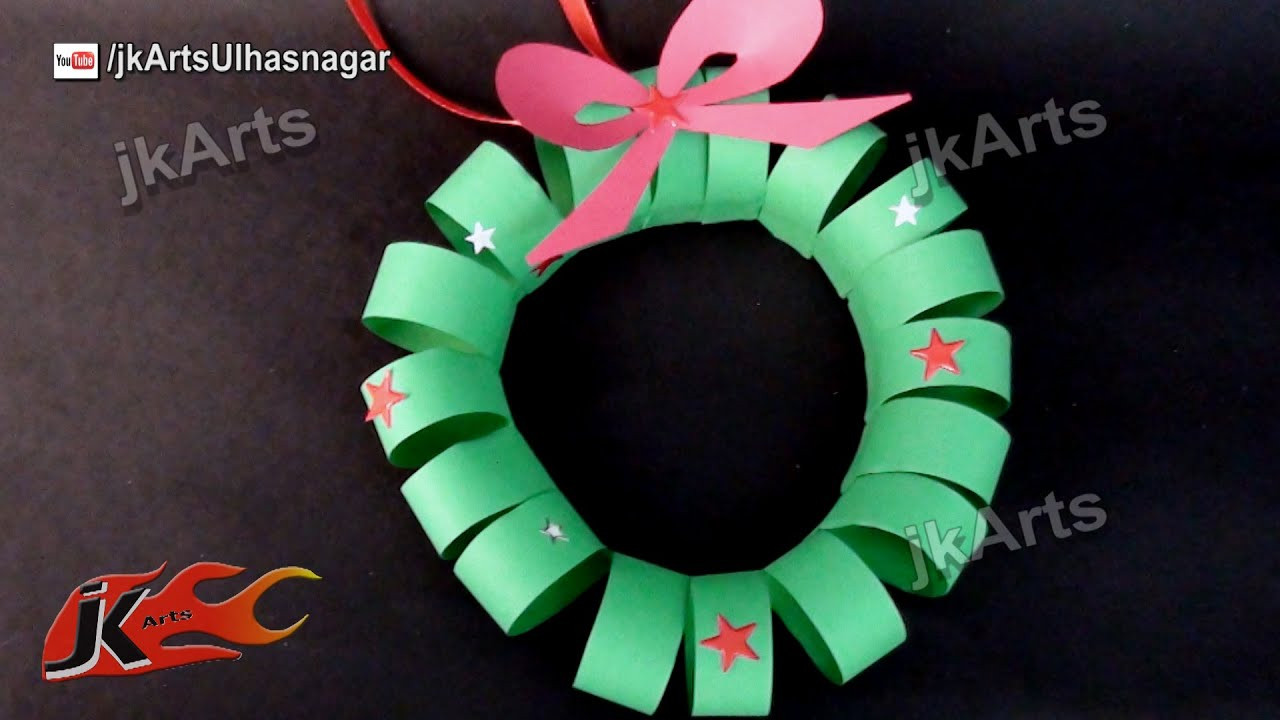 Christmas Artwork Ideas For Toddlers
 How to make paper christmas wreath