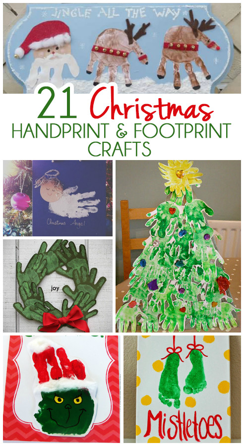 Christmas Artwork Ideas For Toddlers
 21 Handprint and Footprint Christmas Crafts