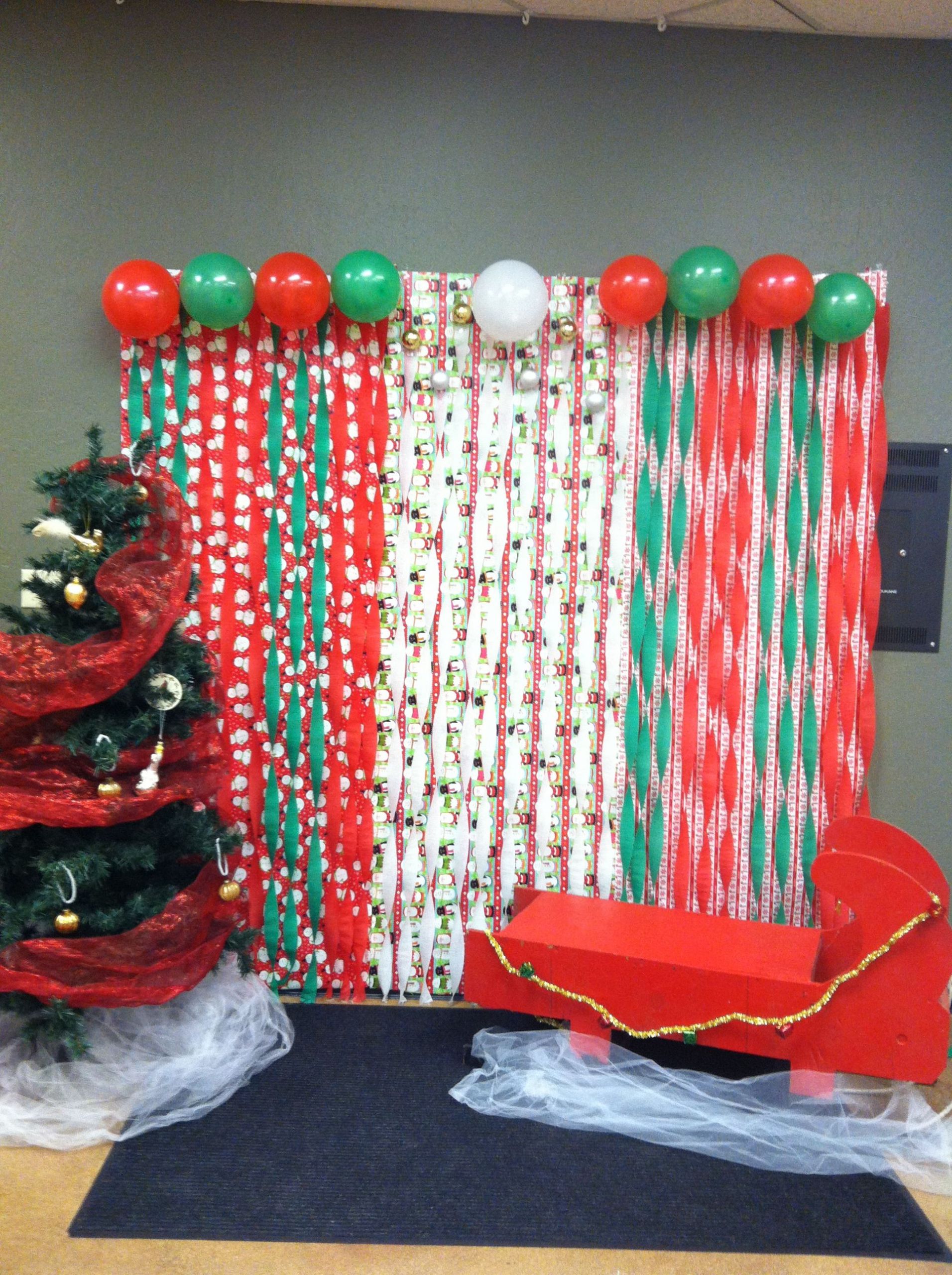 Christmas Backdrops DIY
 Amplified s Youth Crazy Christmas photo booth