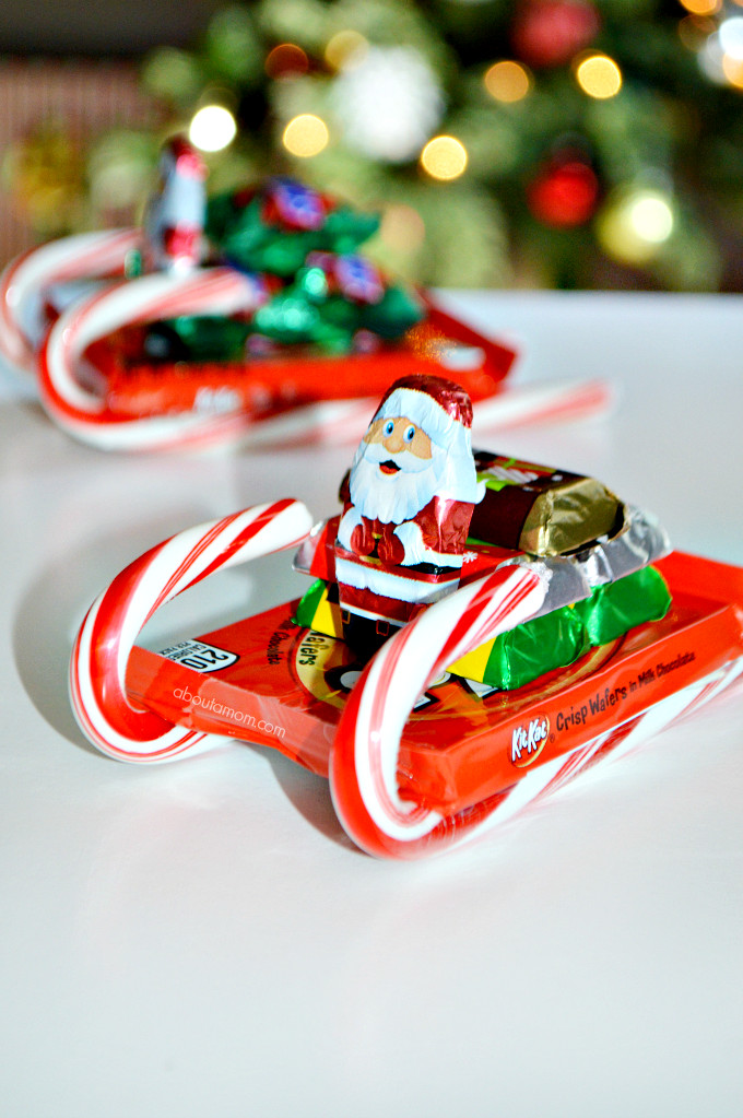 Christmas Candy Crafts
 How to Make Candy Sleighs About A Mom