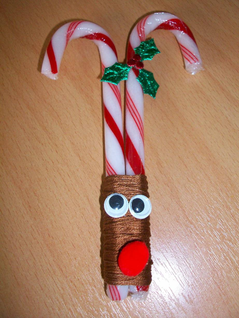 Christmas Candy Crafts
 365 DAYS OF PINTEREST CREATIONS day 189 candy cane reindeer