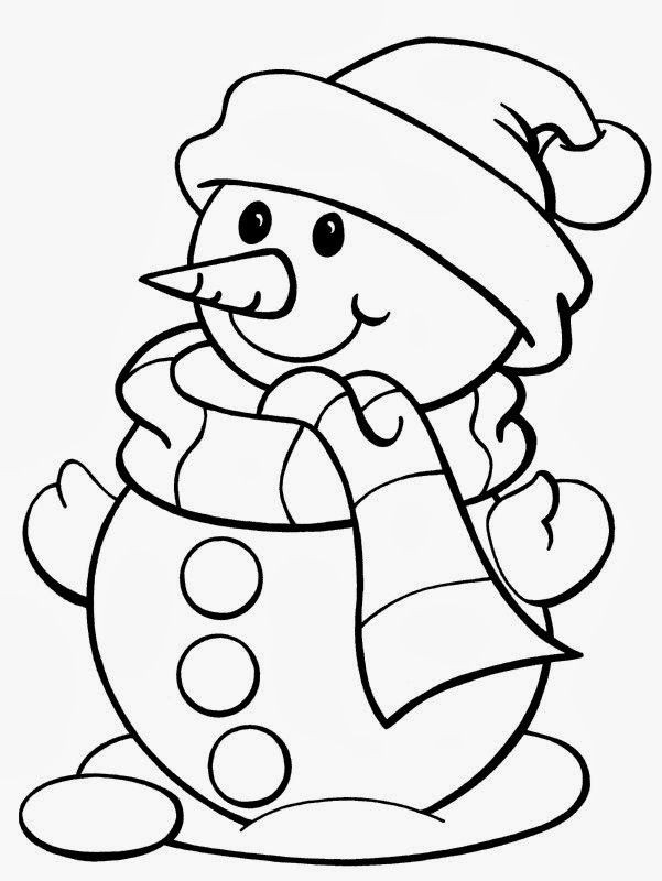 Christmas Coloring Pages For Kids
 5 Free Christmas Printable Coloring Pages – Snowman Tree