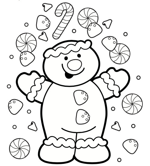 Christmas Coloring Pages For Kids
 7 Free Christmas Coloring Pages Grandma Ideas