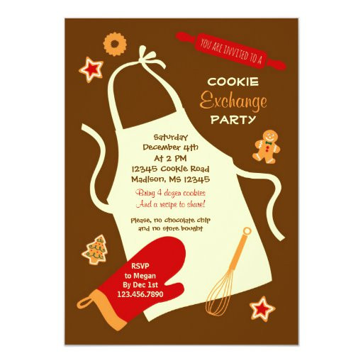 Christmas Cookie Exchange Party Ideas
 Christmas Cookie Exchange Party Invitation