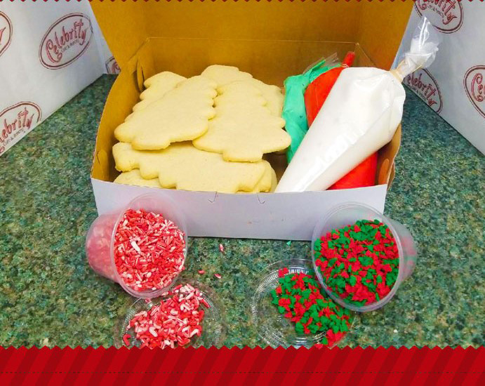 Christmas Cookies Decorating Kit
 Christmas Cookies and Baked Goods Celebrity Café and Bakery
