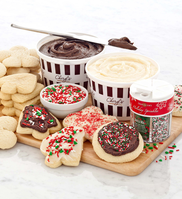 Christmas Cookies Decorating Kit
 Holiday Cutout Cookie Decorating Kit