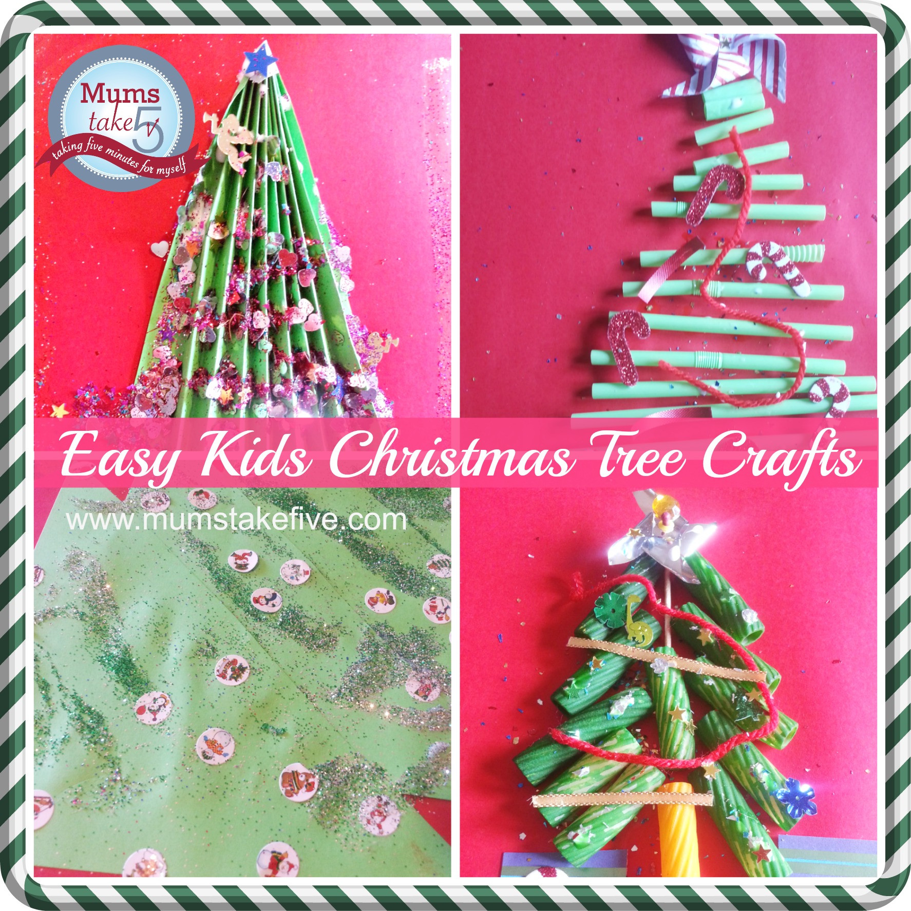 Christmas Crafts For Young Children
 Simple Christmas Tree Crafts for Young Kids