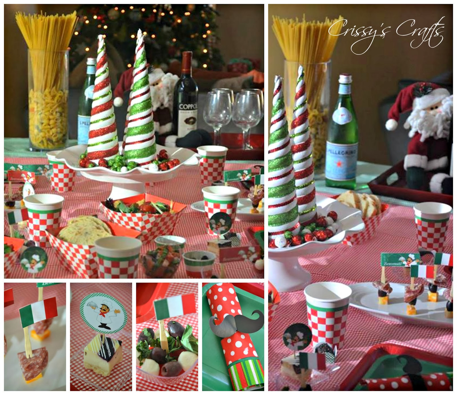 Christmas Dinner Party Theme Ideas
 Crissy s Crafts December 2013