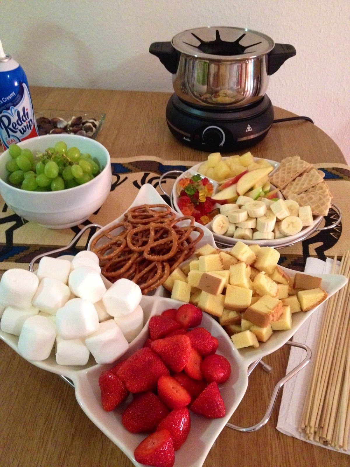 Christmas Fondue Party Ideas
 Our Army Life according to the wife Girls Night In