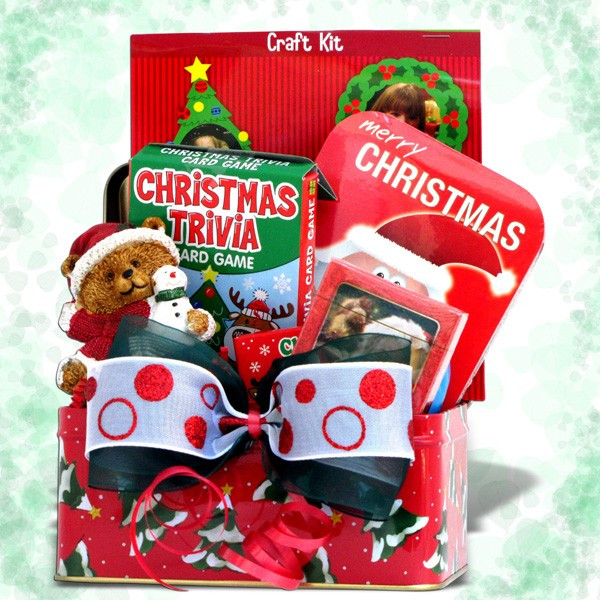 Christmas Gift Basket Ideas For Kids
 Christmas Gift for Kids Box Full of Fun and Food