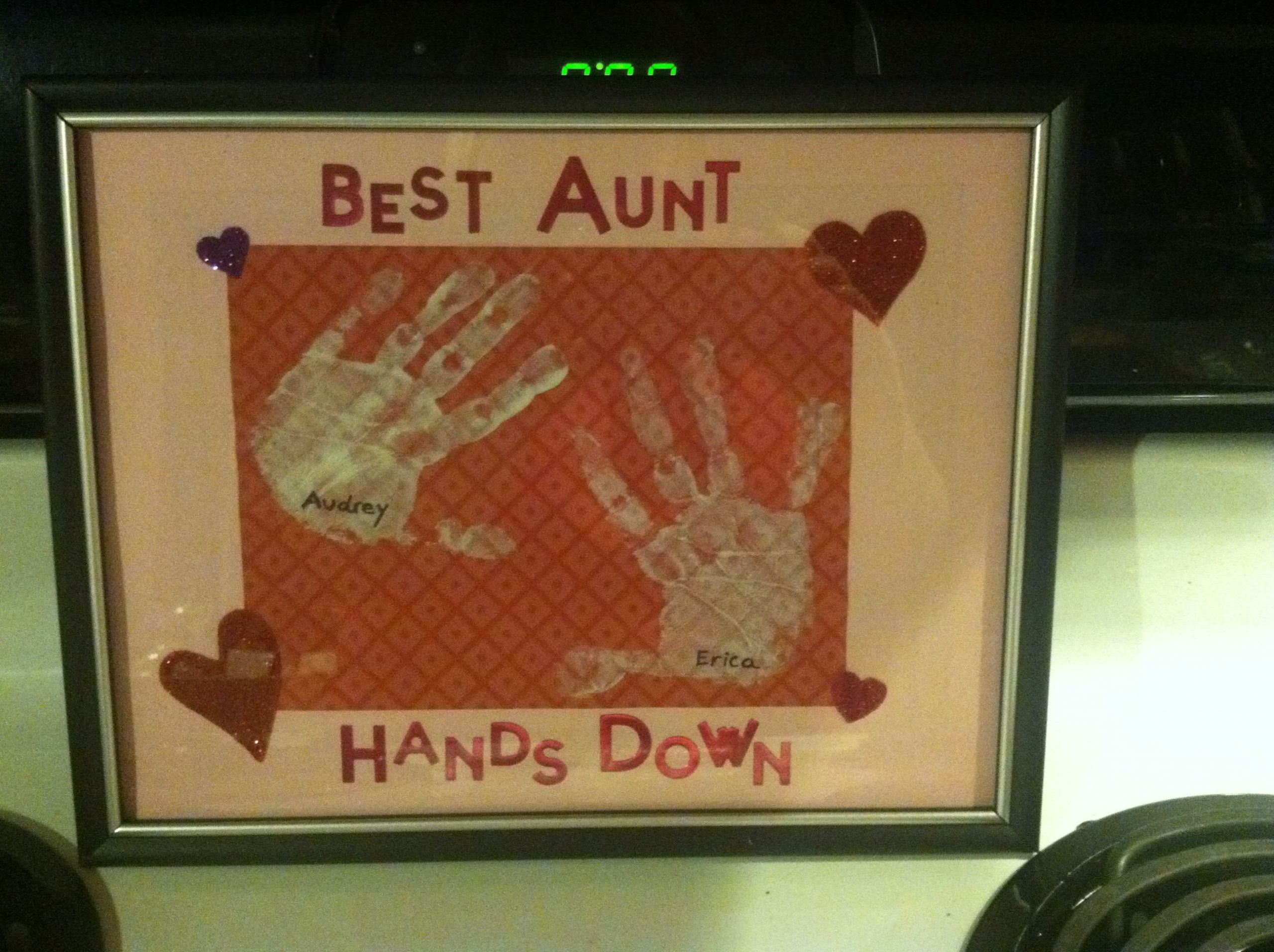 Christmas Gift Ideas For Aunts And Uncles
 Handprints turned into t for Aunt