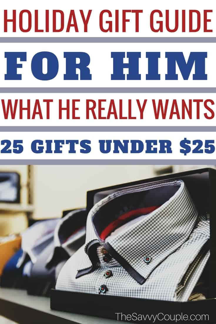 Christmas Gift Ideas For Couples Under 50
 Men s Gift Guide 25 Unique Gifts Under $25 The Savvy Couple