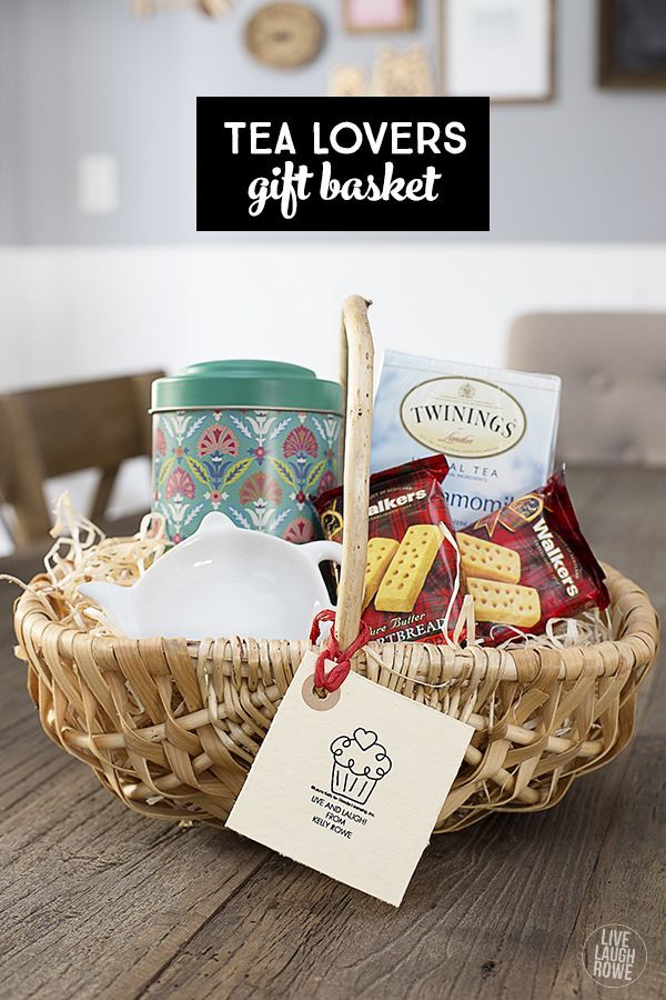 Christmas Gift Theme Ideas
 Tea Gift Basket for the Tea Lover