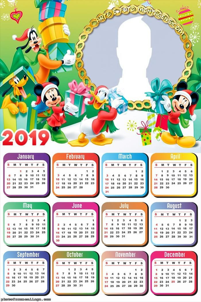 Christmas Gifts For Kids 2020
 Mickey Christmas Gifts Calendar 2019 Frame Montage