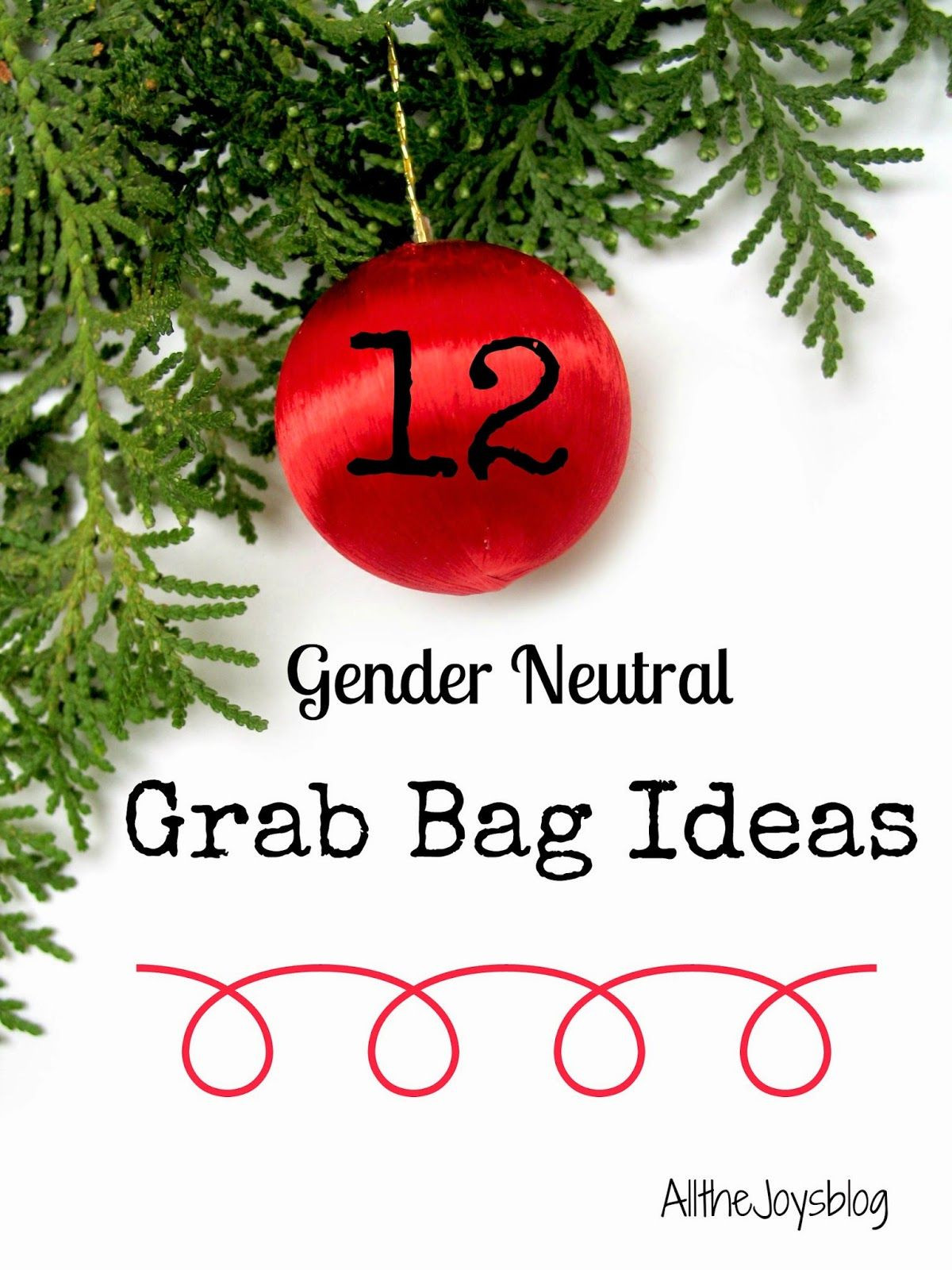 Christmas Grab Bag Gift Ideas
 All the Joys 12 Gender Neutral Grab Bag Ideas