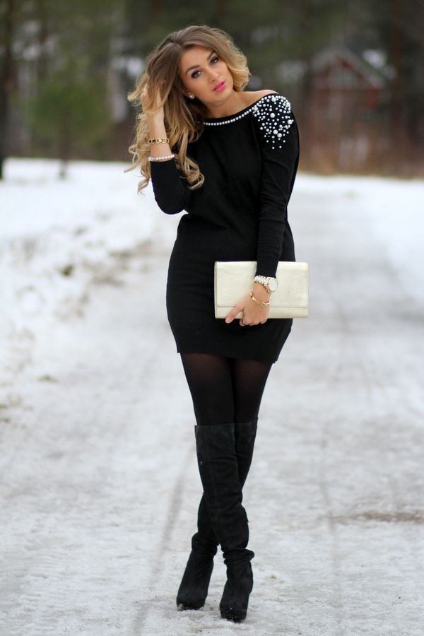 Christmas Holiday Party Outfit Ideas
 This would be so cute for a Christmas party or something