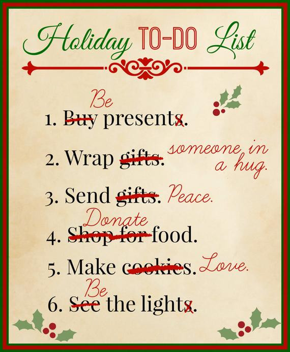 Christmas Holidays Quotes
 Holiday To Do List Printable