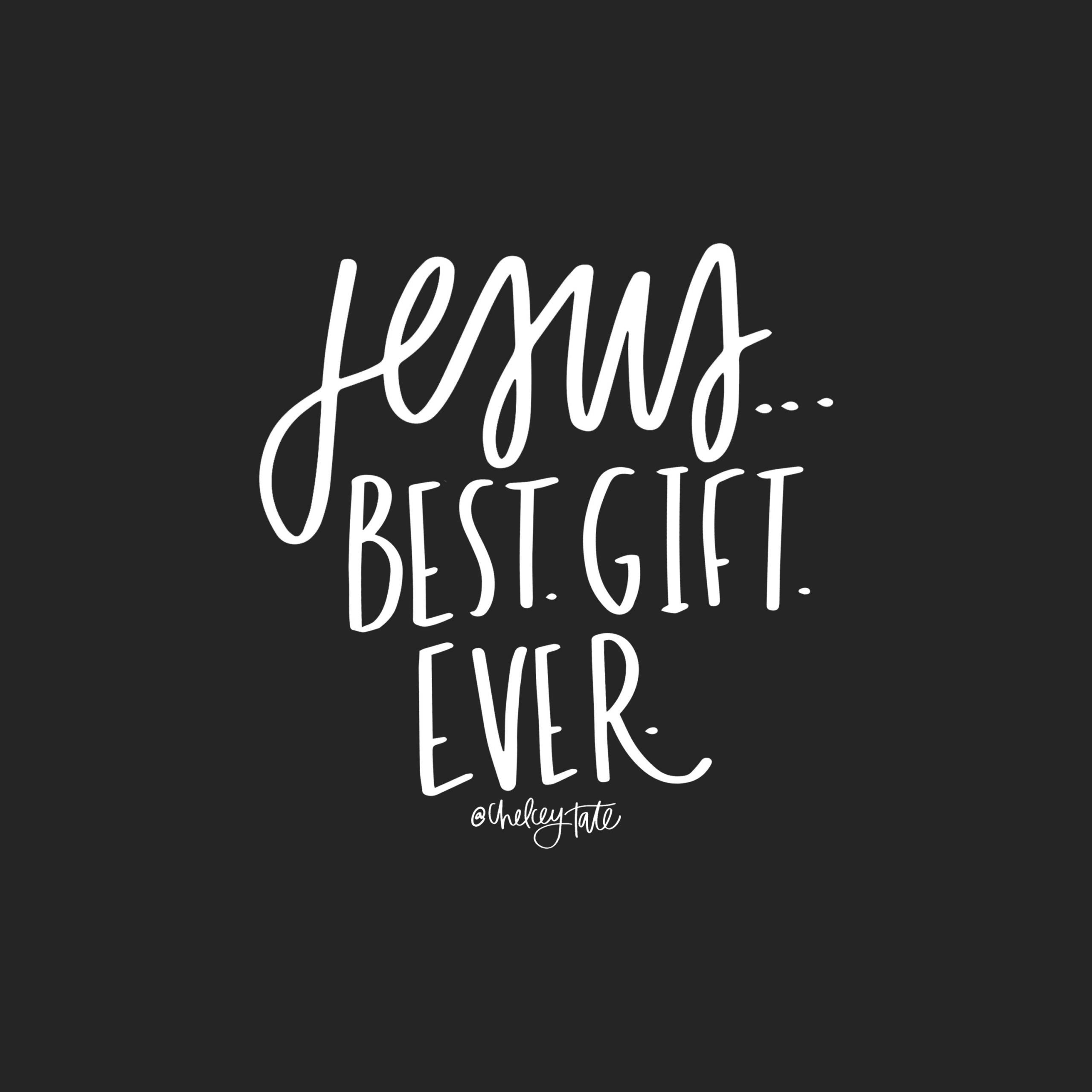 Christmas Jesus Quote
 Jesus Best Gift Ever Christian Christmas quote